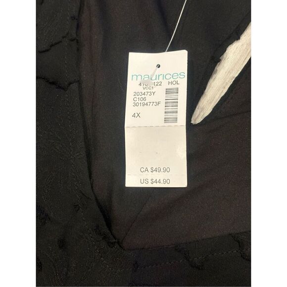 Maurices plus size black dress size 4X - Picture 6 of 11